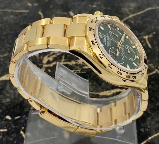 Suitable Fake Rolex Daytona 116508 Caliber 4130 Automatic Movement 40mm Yellow Gold Case Mens/unisex Watch - Image 9