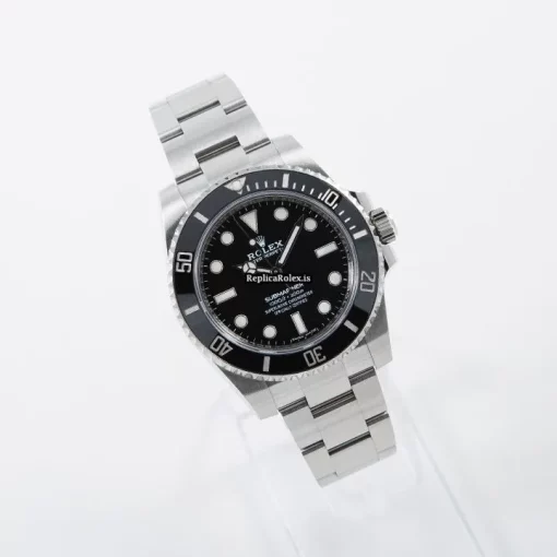 Trustworthy Replica Rolex Submariner 114060 Caliber 3130 Automatic Movement 40mm Steel Case Mens/unisex Watch - Image 2