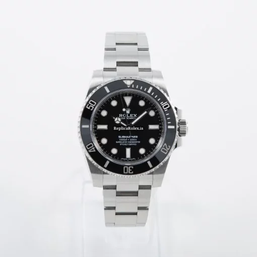 Trustworthy Replica Rolex Submariner 114060 Caliber 3130 Automatic Movement 40mm Steel Case Mens/unisex Watch - Image 5