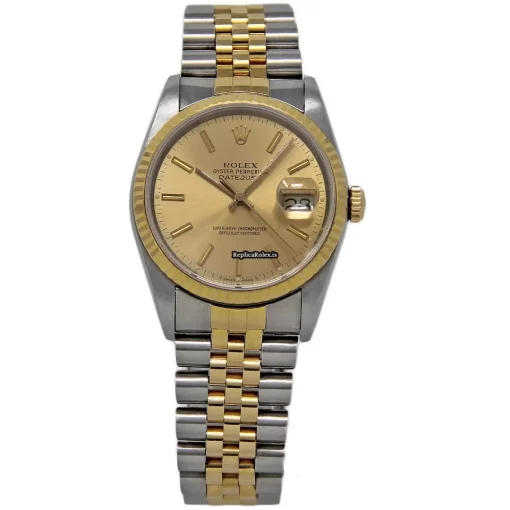 Fantastic Knockoff Rolex Datejust 16233 Automatic Movement 36mm Steel Case Mens/unisex Watch - Image 2