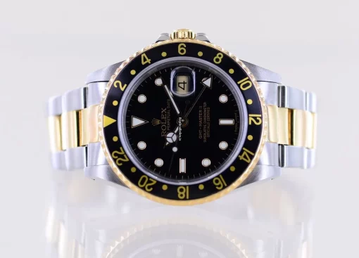 Incredible Copy Rolex Gmt-master II 16713 Caliber 3185 Automatic Movement 40mm Gold/steel Case Mens/unisex Watch - Image 12