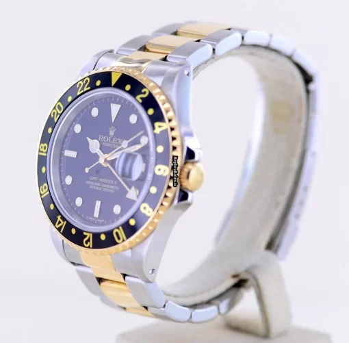 Incredible Copy Rolex Gmt-master II 16713 Caliber 3185 Automatic Movement 40mm Gold/steel Case Mens/unisex Watch - Image 5