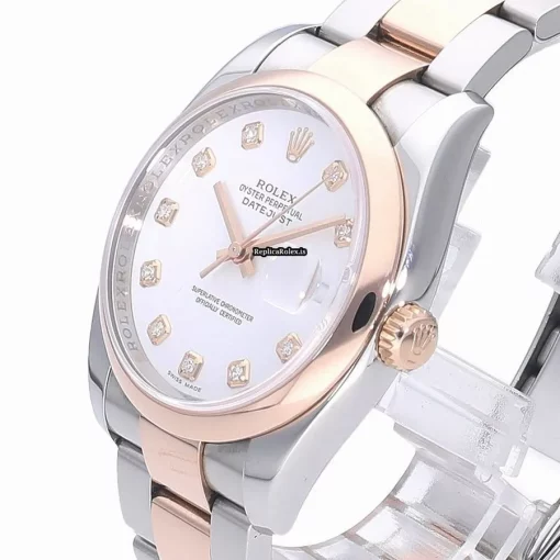 Mind-boggling Knockoff Rolex Datejust 116201g Caliber 3135 Automatic Movement 36mm Gold/steel Case Watch - Image 2