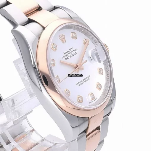 Mind-boggling Knockoff Rolex Datejust 116201g Caliber 3135 Automatic Movement 36mm Gold/steel Case Watch - Image 3