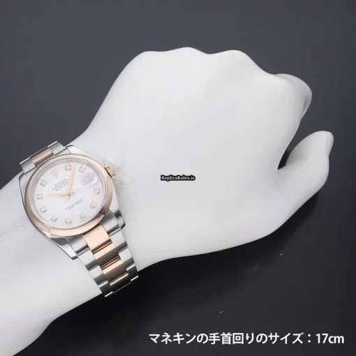 Mind-boggling Knockoff Rolex Datejust 116201g Caliber 3135 Automatic Movement 36mm Gold/steel Case Watch - Image 6