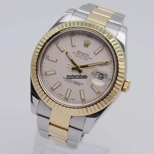 Design Replica Rolex Datejust II 116333 Automatic Movement 41mm Gold/steel Case Mens/unisex Watch - Image 2