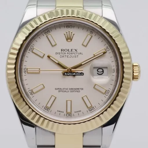 Design Replica Rolex Datejust II 116333 Automatic Movement 41mm Gold/steel Case Mens/unisex Watch - Image 3