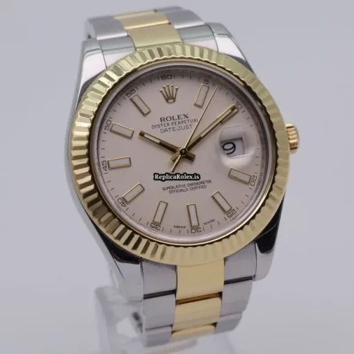 Design Replica Rolex Datejust II 116333 Automatic Movement 41mm Gold/steel Case Mens/unisex Watch - Image 4