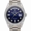 Swiss Fake Rolex Day-date 36 128349rbr Caliber 3255 Automatic Movement 36mm White Gold Case Watch