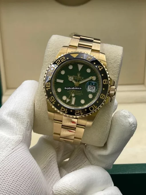 Appealing Replica Rolex Gmt-master II 116718ln Caliber 3186 Automatic Movement 40mm Yellow Gold Case Mens/unisex Watch