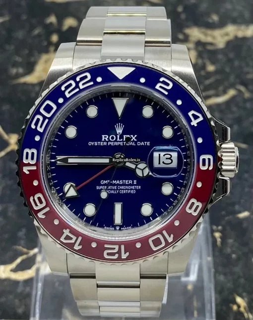 Lovely Replicas Rolex Gmt-master II 126719blro Caliber 3285 Automatic Movement 40mm White Gold Case Mens/unisex Watch
