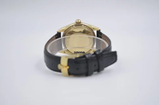 Distinctive Replica Rolex Oyster Perpetual Date 1503 Caliber 1570 Automatic Movement 34mm Yellow Gold Case Mens/unisex Watch - Image 11
