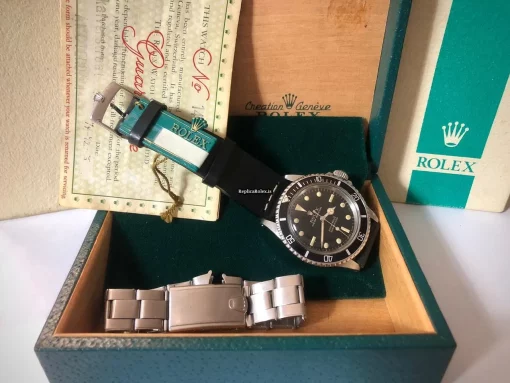 Well Made Replica Rolex Submariner 5513 Caliber 1520 Automatic Movement 40mm Steel Case Mens/unisex Watch - Image 10