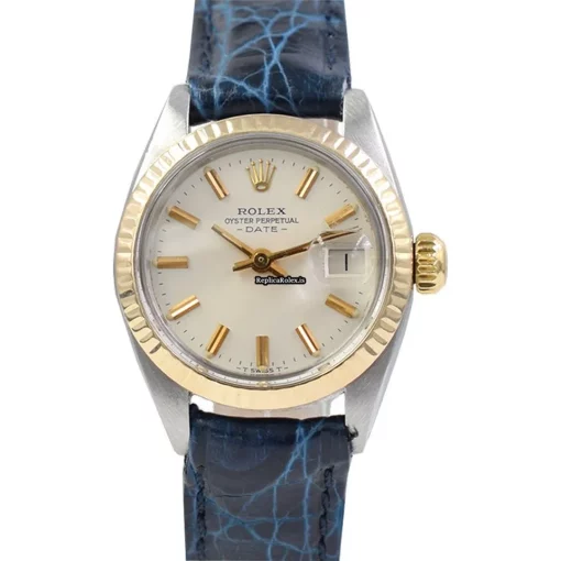 Superb Replica Rolex Lady-datejust 6917 Caliber 2030 Automatic Movement 26mm Gold/steel Case Womens Watch - Image 9