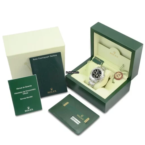 Swiss Replica Rolex Daytona 116520 Caliber 4130 Automatic Movement 40mm Steel Case Mens/unisex Watch - Image 2