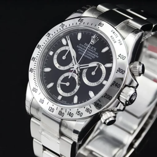 Swiss Replica Rolex Daytona 116520 Caliber 4130 Automatic Movement 40mm Steel Case Mens/unisex Watch - Image 9
