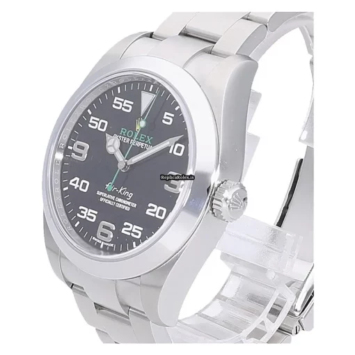 Design Replica Rolex Air King 116900 Caliber 3131 Automatic Movement 40mm Steel Case Watch - Image 2