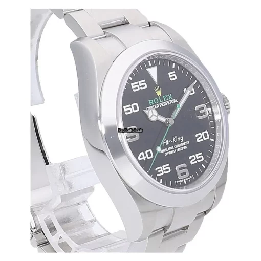 Design Replica Rolex Air King 116900 Caliber 3131 Automatic Movement 40mm Steel Case Watch - Image 3