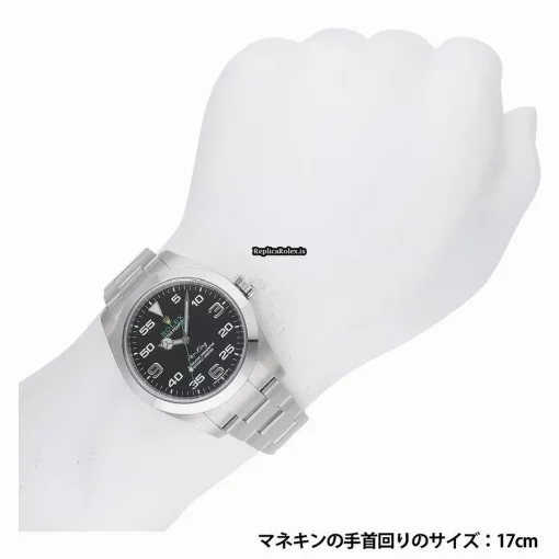 Design Replica Rolex Air King 116900 Caliber 3131 Automatic Movement 40mm Steel Case Watch - Image 6