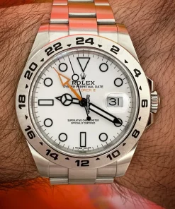Fine Replica Rolex Explorer II 216570 Caliber 3187 Automatic Movement 42mm Steel Case Mens/unisex Watch