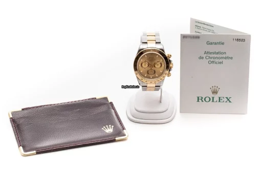 Marvellous Fakes Rolex Daytona 116523 Automatic Movement 40mm Gold/steel Case Mens/unisex Watch - Image 2