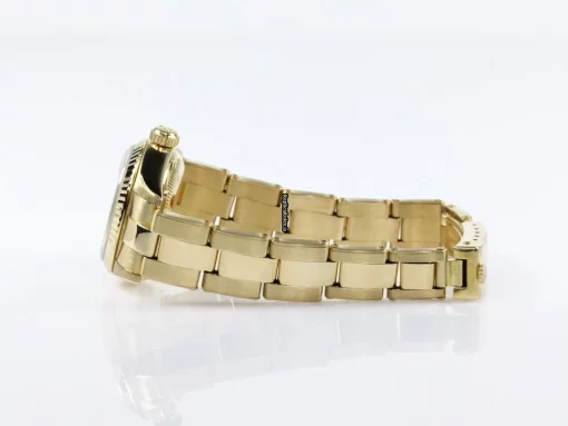Exquisite Fake Rolex Lady-datejust 69178 Caliber 2135 Automatic Movement 26mm Yellow Gold Case Womens Watch - Image 10