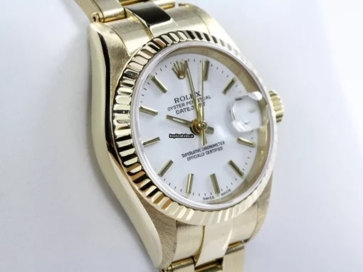 Exquisite Fake Rolex Lady-datejust 69178 Caliber 2135 Automatic Movement 26mm Yellow Gold Case Womens Watch - Image 4