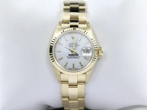 Exquisite Fake Rolex Lady-datejust 69178 Caliber 2135 Automatic Movement 26mm Yellow Gold Case Womens Watch - Image 5