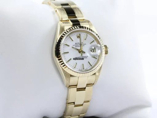 Exquisite Fake Rolex Lady-datejust 69178 Caliber 2135 Automatic Movement 26mm Yellow Gold Case Womens Watch - Image 7