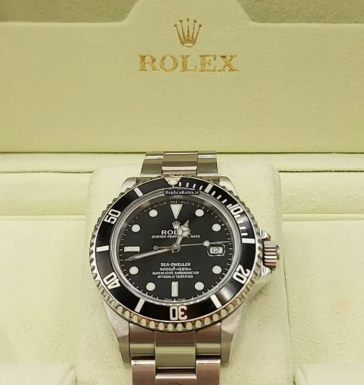 Fabulous Fake Rolex Sea-dweller 4000 16600 Caliber 3135 Automatic Movement 40mm Steel Case Mens/unisex Watch - Image 10