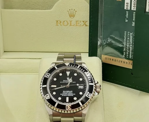 Fabulous Fake Rolex Sea-dweller 4000 16600 Caliber 3135 Automatic Movement 40mm Steel Case Mens/unisex Watch - Image 11