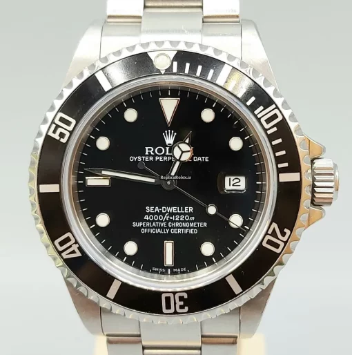 Fabulous Fake Rolex Sea-dweller 4000 16600 Caliber 3135 Automatic Movement 40mm Steel Case Mens/unisex Watch - Image 7
