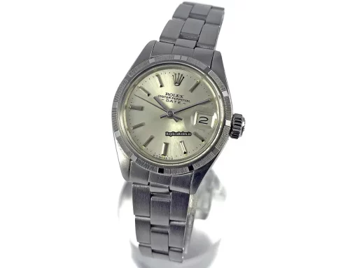 Neat Knockoff Rolex Oyster Perpetual Lady Date 6919 Caliber 2030 Automatic Movement 26mm Steel Case Womens Watch - Image 9