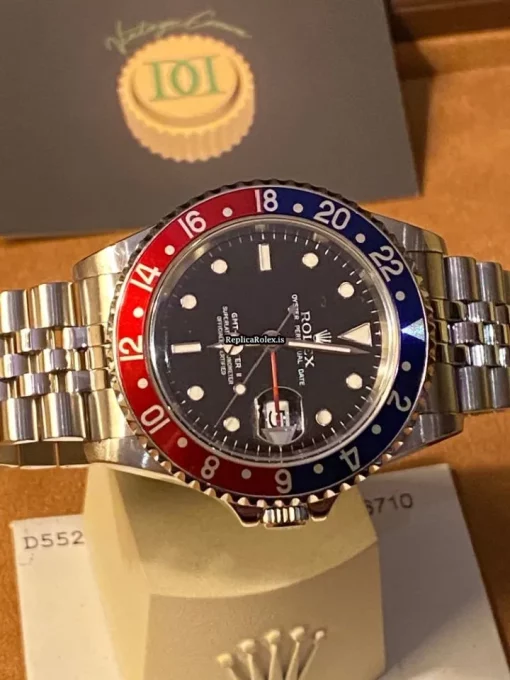 Special Replica Rolex Gmt-master II 16710 Caliber 3185 Automatic Movement 40mm Steel Case Mens/unisex Watch - Image 13