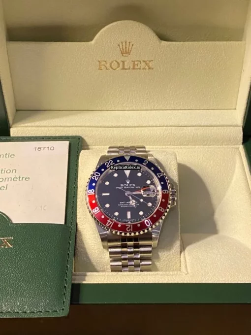 Special Replica Rolex Gmt-master II 16710 Caliber 3185 Automatic Movement 40mm Steel Case Mens/unisex Watch - Image 2
