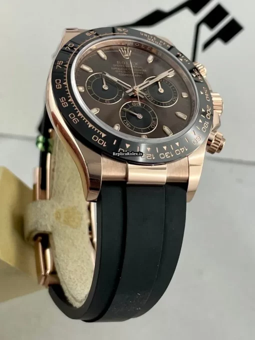 Wholesale Replica Rolex Daytona 116515ln-0041 Caliber 4130 Automatic Movement 40mm Rose Gold Case Mens/unisex Watch - Image 3