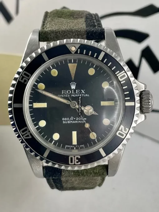 Nice Replicas Rolex Submariner 5513 Caliber 1520 Automatic Movement 40mm Steel Case Mens/unisex Watch