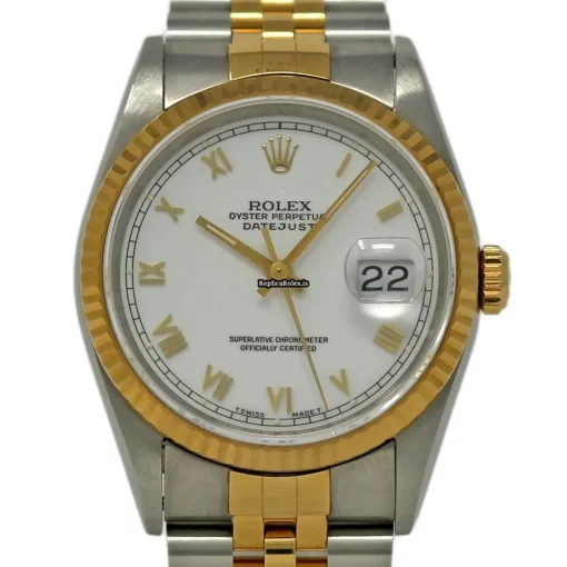 Defect Fake Rolex Datejust 16233 Automatic Movement 36mm Steel Case Mens/unisex Watch
