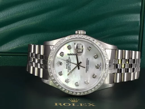 Perfect Replicas Rolex Datejust Caliber 3135 Automatic Movement 36mm Steel Case Mens/unisex Watch - Image 2
