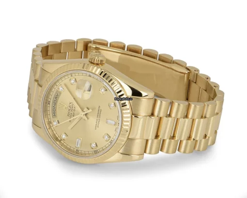 Defect Replica Rolex Day-date 36 118238 Automatic Movement 36mm Yellow Gold Case Mens/unisex Watch - Image 5
