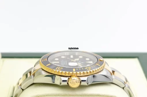Neat Replica Rolex Submariner Date 116613ln Caliber 3135 Automatic Movement 40mm Gold/steel Case Mens/unisex Watch - Image 4