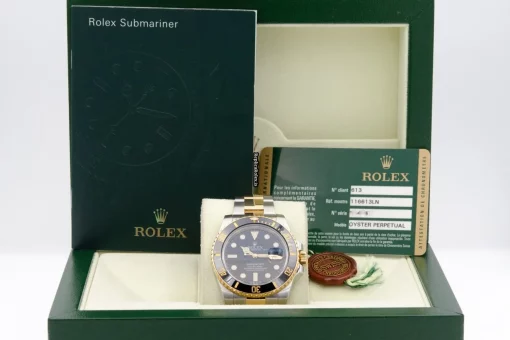 Neat Replica Rolex Submariner Date 116613ln Caliber 3135 Automatic Movement 40mm Gold/steel Case Mens/unisex Watch - Image 8