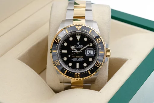 Cool Fake Rolex Sea-dweller 4000 126603 Caliber 3235 Automatic Movement 43mm Gold/steel Case Mens/unisex Watch - Image 8