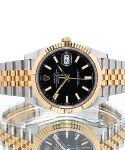 Pleasing Knockoff Rolex Datejust 126333 Automatic Movement 41mm Gold/steel Case Mens/unisex Watch