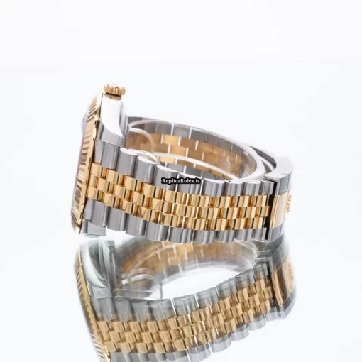 Pleasing Knockoff Rolex Datejust 126333 Automatic Movement 41mm Gold/steel Case Mens/unisex Watch - Image 3