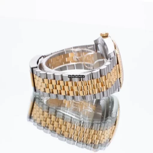 Pleasing Knockoff Rolex Datejust 126333 Automatic Movement 41mm Gold/steel Case Mens/unisex Watch - Image 5