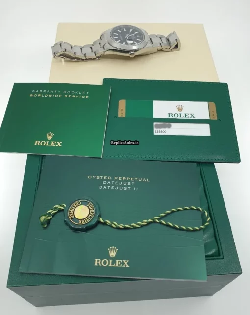 Epic Replica Rolex Datejust II 116300 Caliber 3136 Automatic Movement 41mm Steel Case Mens/unisex Watch - Image 15