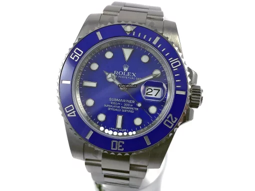 High Quality Fake Rolex Submariner Date 116619lb Caliber 3135 Automatic Movement 40mm White Gold Case Mens/unisex Watch - Image 10