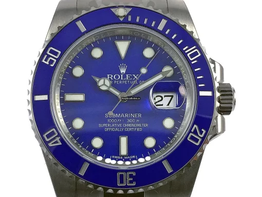 High Quality Fake Rolex Submariner Date 116619lb Caliber 3135 Automatic Movement 40mm White Gold Case Mens/unisex Watch - Image 12