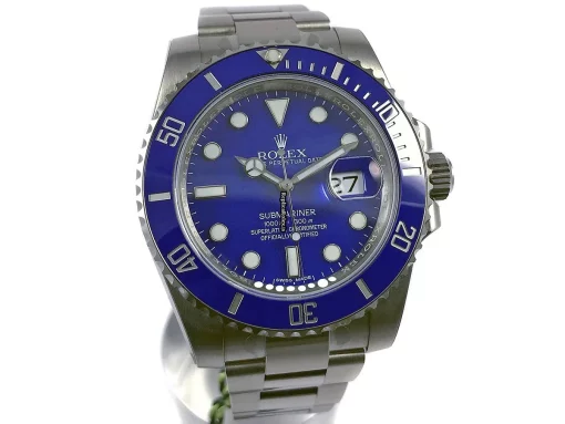 High Quality Fake Rolex Submariner Date 116619lb Caliber 3135 Automatic Movement 40mm White Gold Case Mens/unisex Watch - Image 8